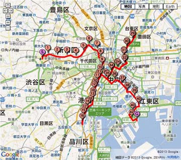 東京マラソン2013 コース