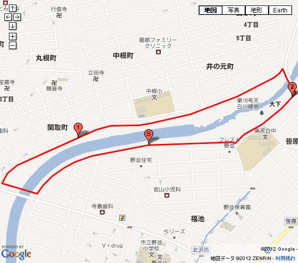 天白川【周回コース】