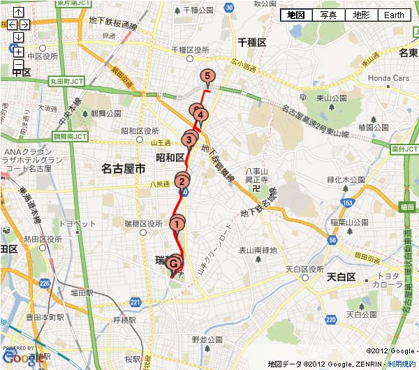 山崎川　10km